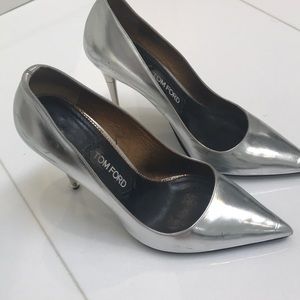 Tom Ford Silver Metallic Heals